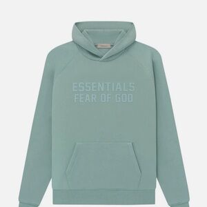Fear of God Essentials Hoodie, Sycamore Green